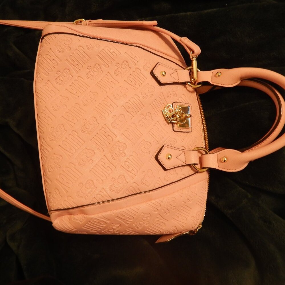 JUICY COUTURE PINK BEAUTIFUL HANDBAG CROSSBODY - Picture 16 of 16